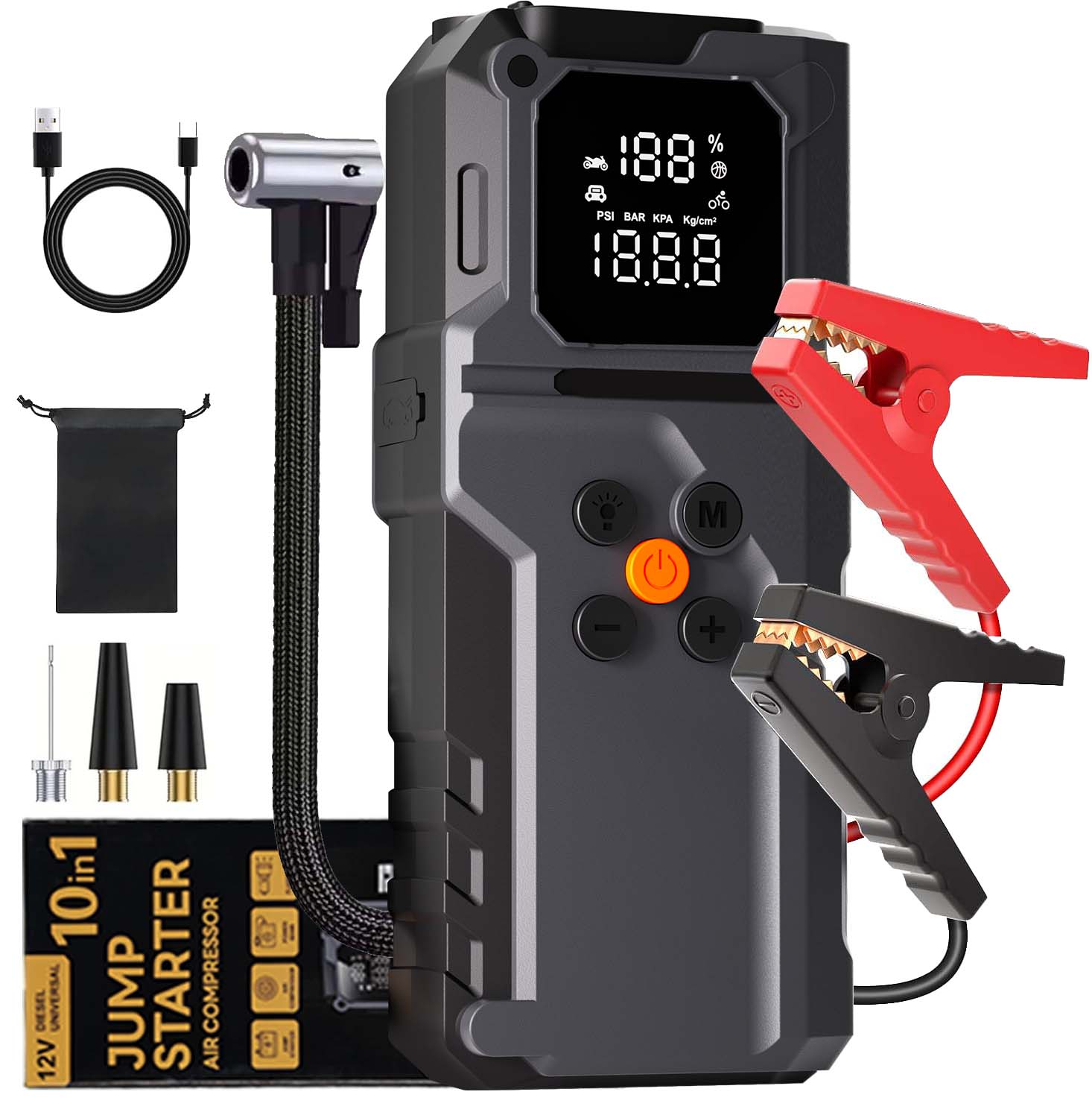 Portable Oxygen Concentrator Battery - GKFLY 4'ü 1 Arada 5000A Taşınabilir