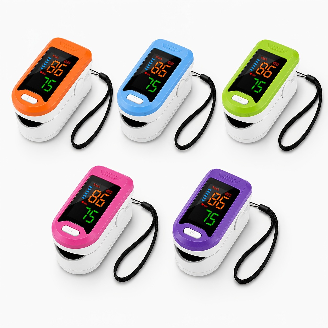 Oxygen Saturation Monitor Fingertip - Parmak Ucu Nabız Oksimetresi SpO2 Monitörü,
