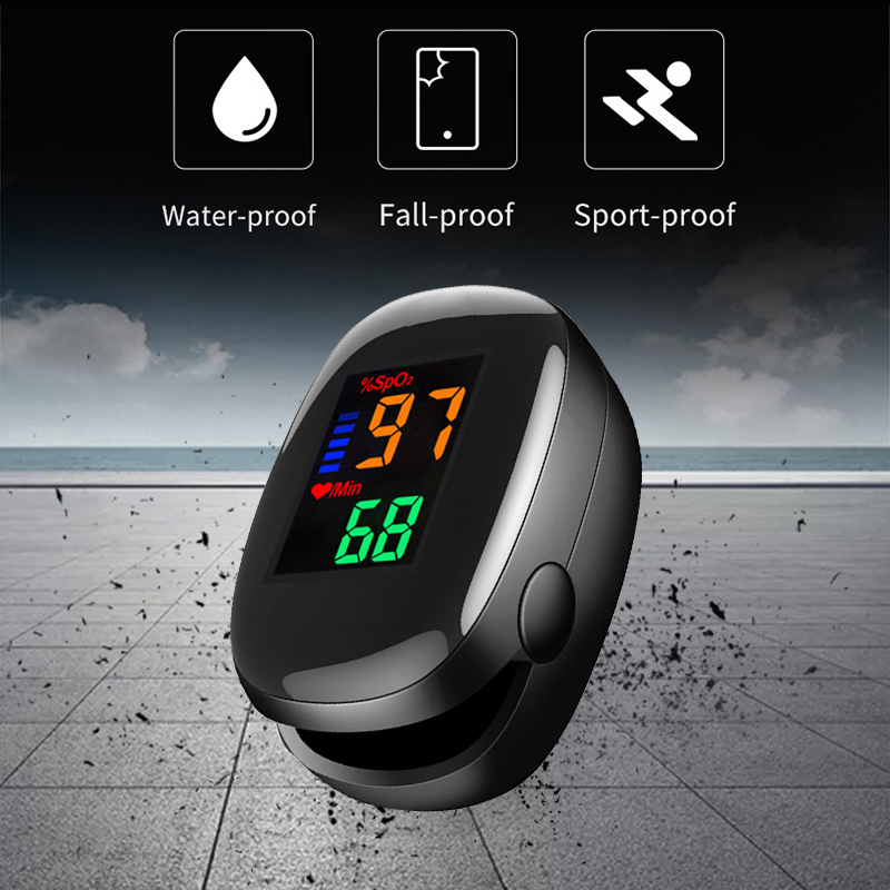 Oxygen Saturation Monitor Fingertip - Parmak Ucu Nabız Oksimetresi Taşınabilir 4