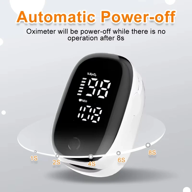 Oxygen Saturation Monitor Fingertip - Taşınabilir Parmak Ucu Oksimetre Nabız Ölçer