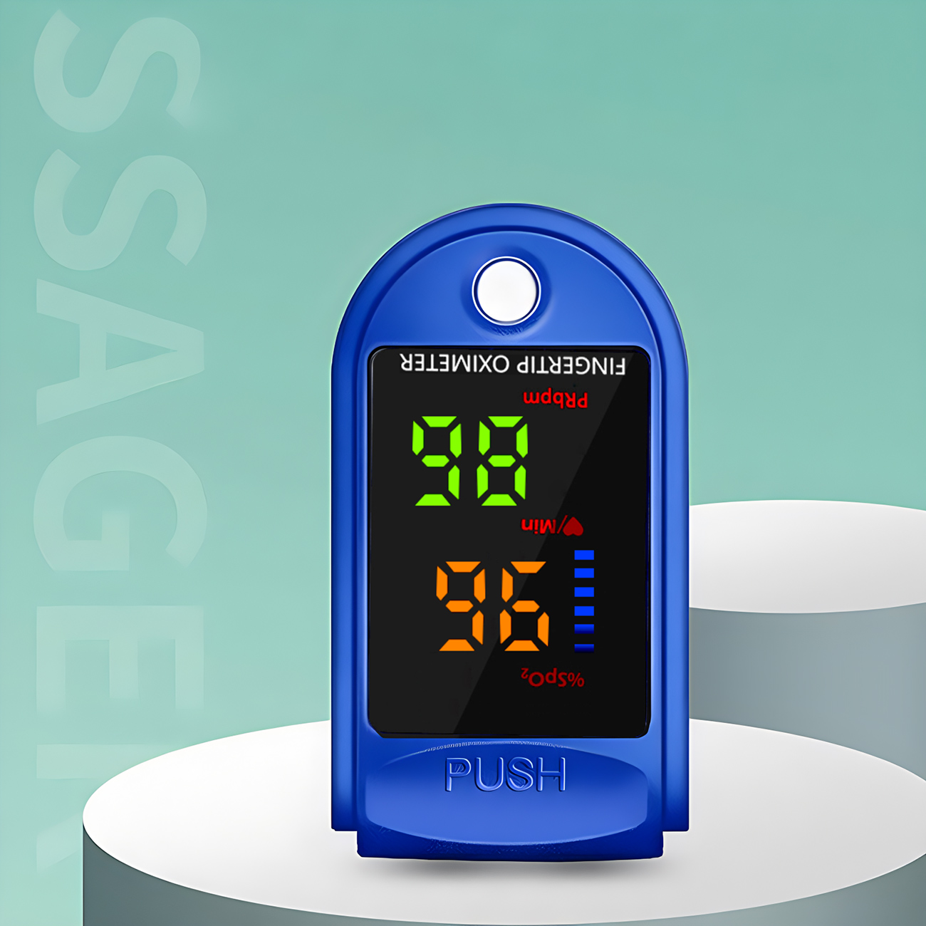 Oxygen Saturation Monitor Fingertip - Parmak Ucu Nabız Oksimetresi SPO2 Kan