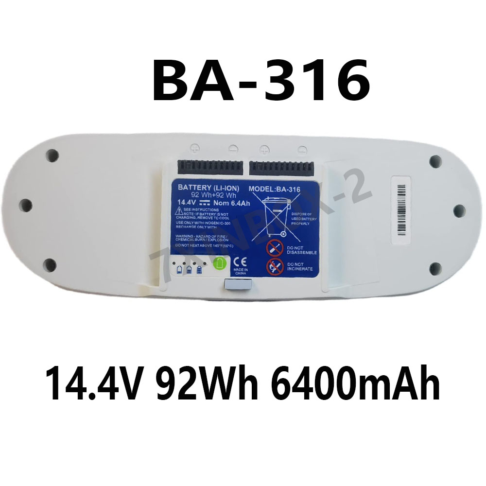 BA-316 14,4V 92Wh 6400mAh pil, - Portable Oxygen Concentrator Battery incelemesi ve fiyatı