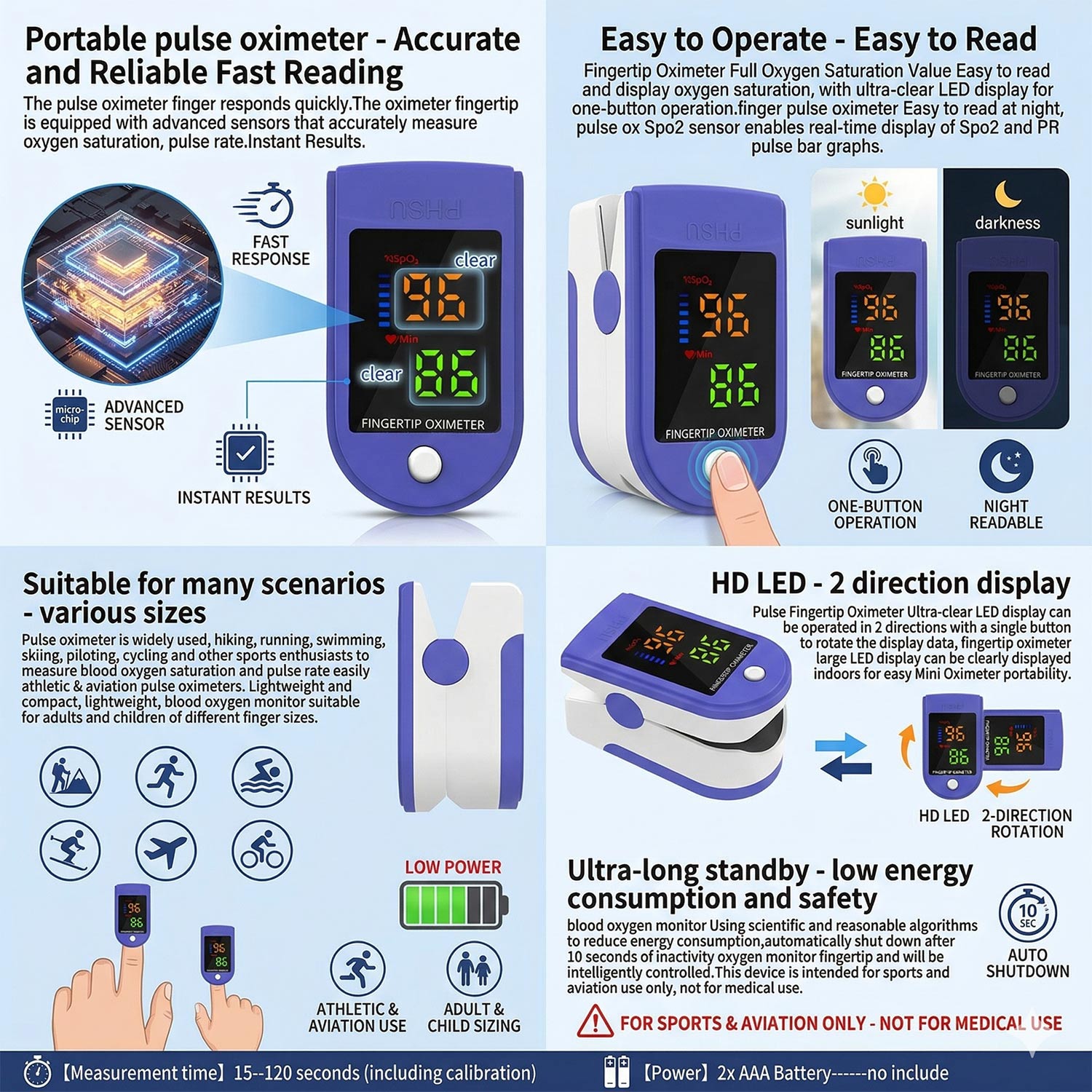 Oksimetre Taşınabilir Parmak U - Oxygen Saturation Monitor Fingertip incelemesi ve fiyatı