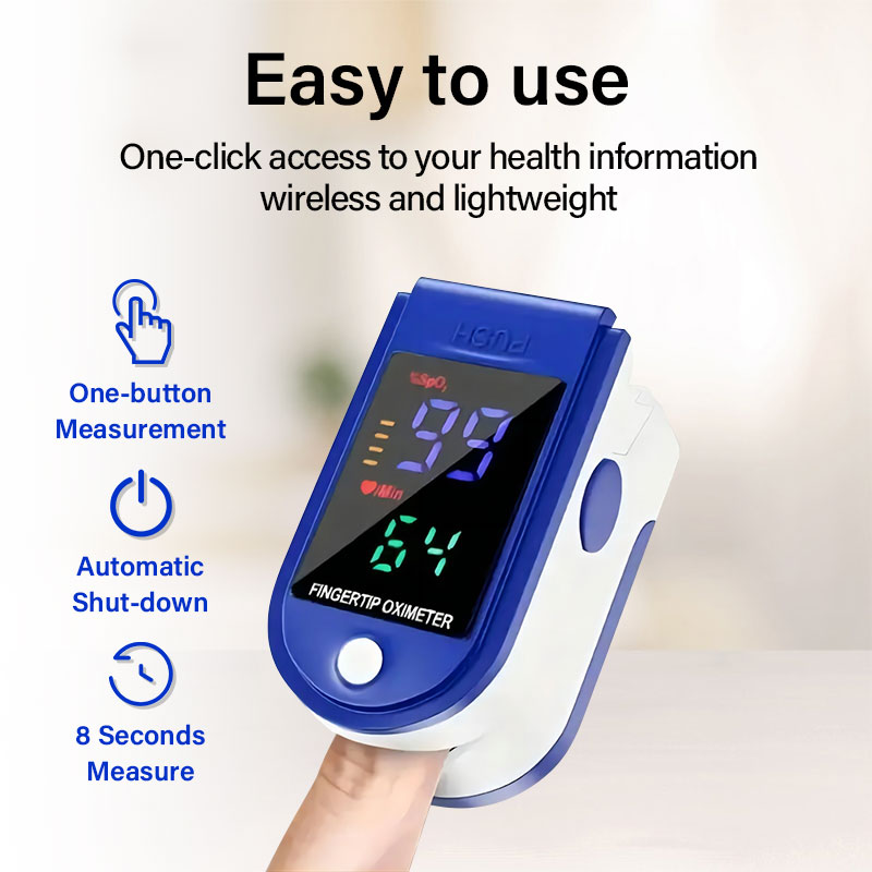 Parmak Pulse oksimetre kan oks - Oxygen Saturation Monitor Fingertip incelemesi ve fiyatı