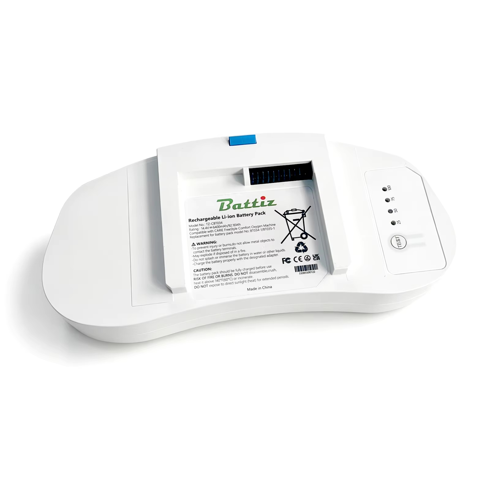 BT034-1 ve BT034-1S modelleri  - Portable Oxygen Concentrator Battery incelemesi ve fiyatı