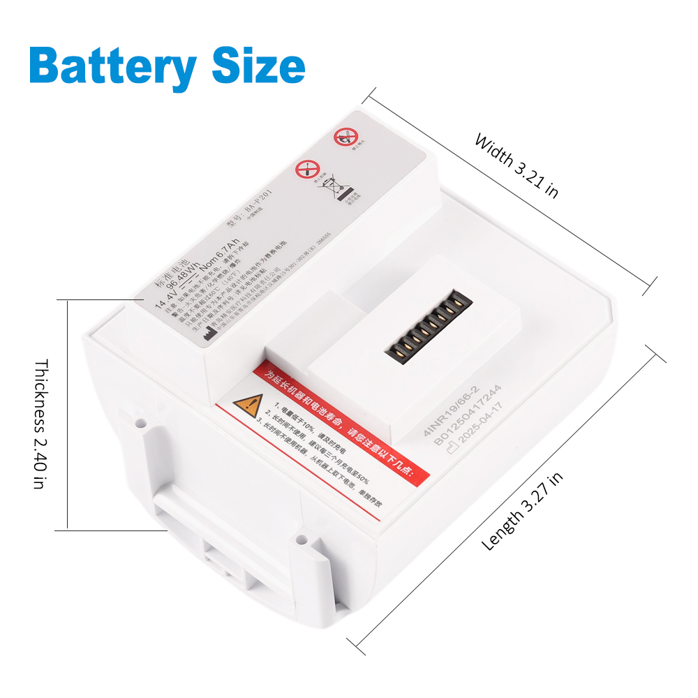 BA-P201 BA-P200 Rhythm Healthc - Portable Oxygen Concentrator Battery incelemesi ve fiyatı