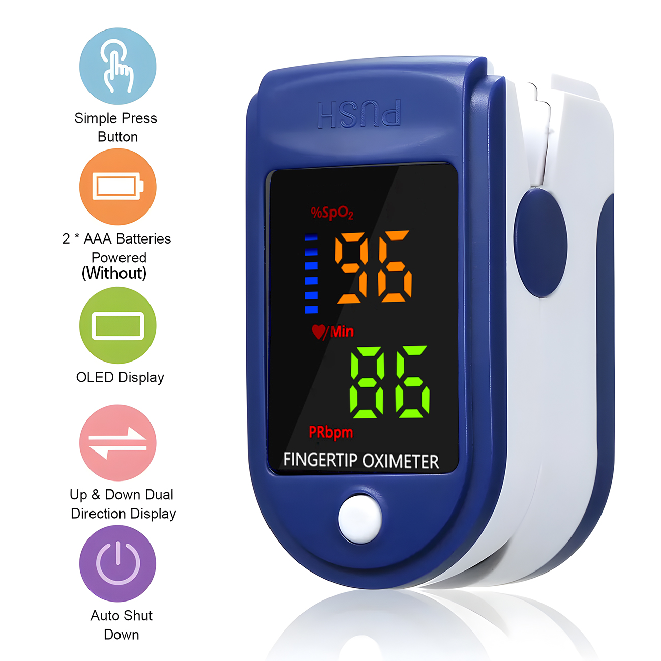 Parmak Ucu Nabız Oksimetresi S - Oxygen Saturation Monitor Fingertip incelemesi ve fiyatı