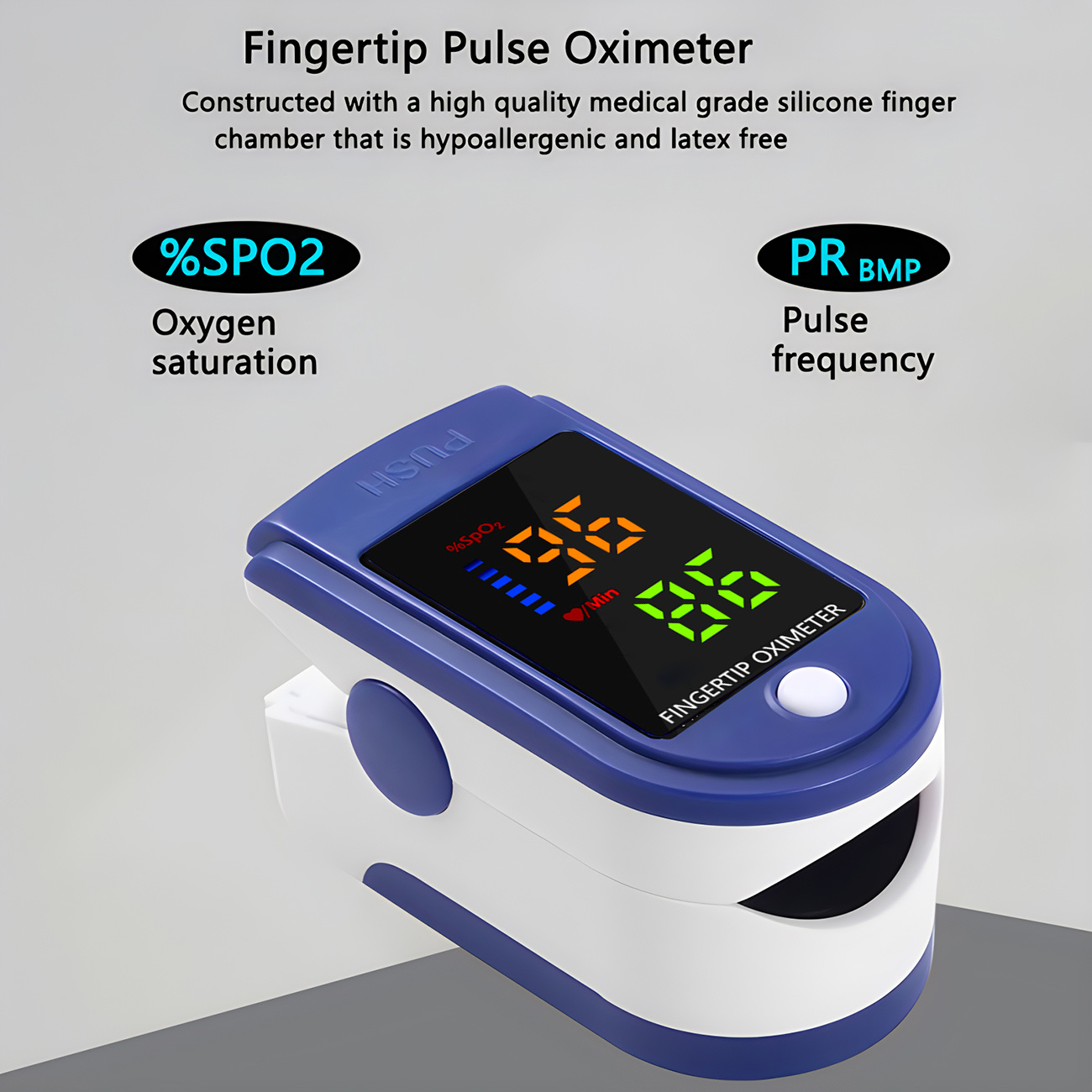Taşınabilir Parmak Ucu Tipi Na - Oxygen Saturation Monitor Fingertip incelemesi ve fiyatı