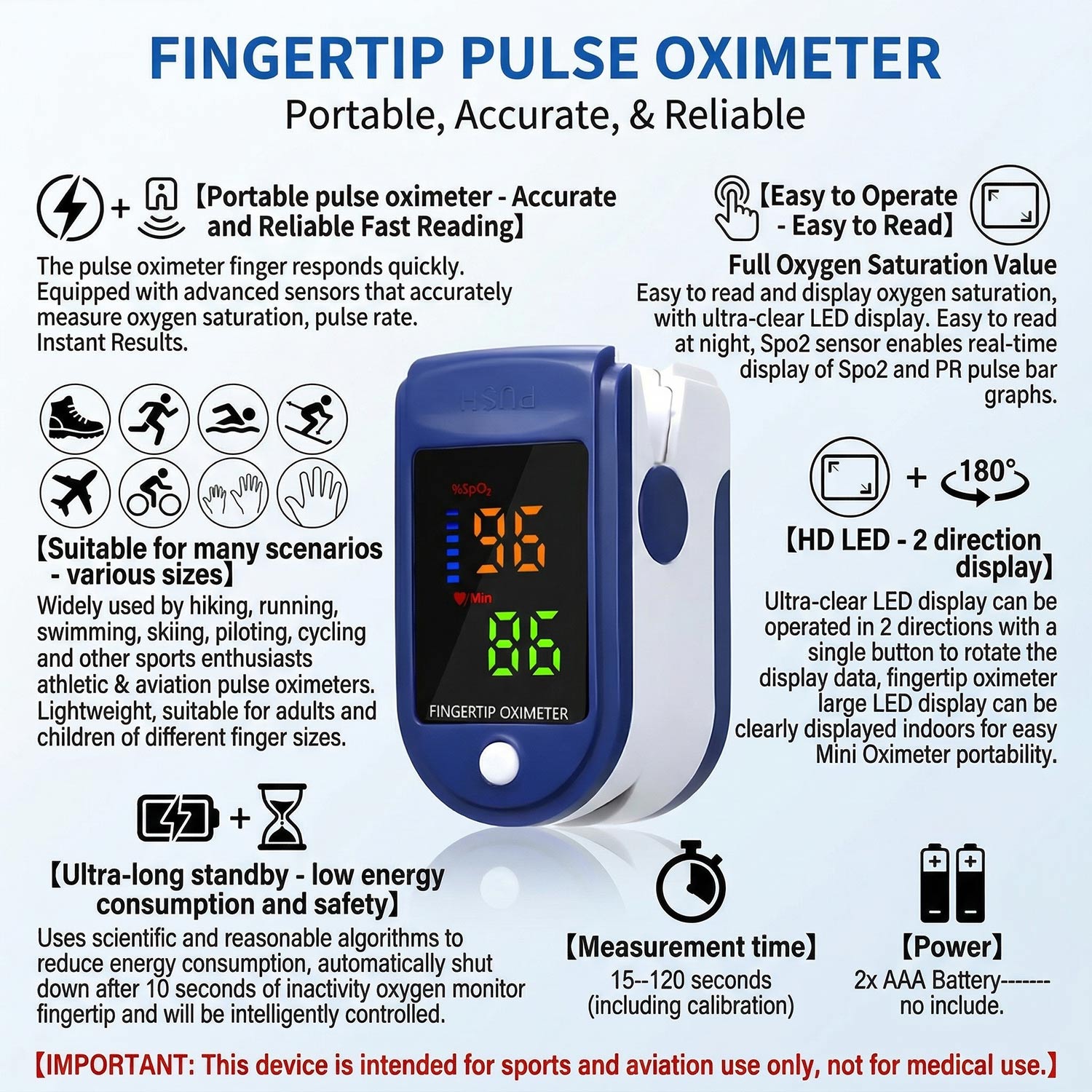 Tıbbi Alın Termometresi, Parma - Oxygen Saturation Monitor Fingertip incelemesi ve fiyatı